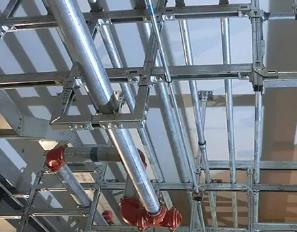 怀集成品支架分享抗震支吊架的施工管理要点